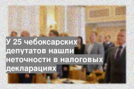 У 25 чебоксарских депутатов нашли неточности в налоговых декларациях