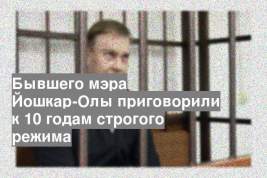 Бывшего мэра Йошкар-Олы приговорили к 10 годам строгого режима