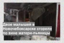 Двое малышей в Новочебоксарске сгорели по вине матери-пьяницы