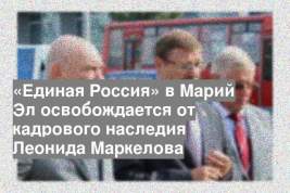 «Единая Россия» в Марий Эл освобождается от кадрового наследия Леонида Маркелова