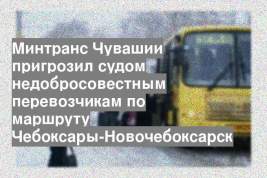Минтранс Чувашии пригрозил судом недобросовестным перевозчикам по маршруту Чебоксары-Новочебоксарск