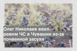 Олег Николаев ввел режим ЧС в Чувашии из-за почвенной засухи