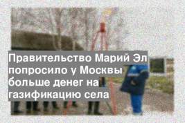 Правительство Марий Эл попросило у Москвы больше денег на газификацию села