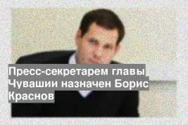 Пресс-секретарем главы Чувашии назначен Борис Краснов