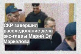 СКР завершил расследование дела экс-главы Марий Эл Маркелова
