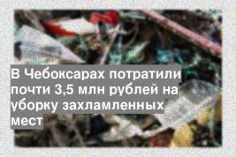 В Чебоксарах потратили почти 3,5 млн рублей на уборку захламленных мест