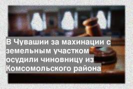 В Чувашии за махинации с земельным участком осудили чиновницу из Комсомольского района