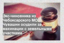 Экс-чиновника из Чебоксарского МО Чувашии осудили за махинации с земельными участками