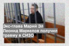 Экс-глава Марий Эл Леонид Маркелов получил травму в СИЗО