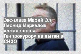 Экс-глава Марий Эл Леонид Маркелов пожаловался Генпрокурору на пытки в СИЗО