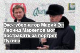 Экс-губернатор Марий Эл Леонид Маркелов мог пострадать за портрет Путина